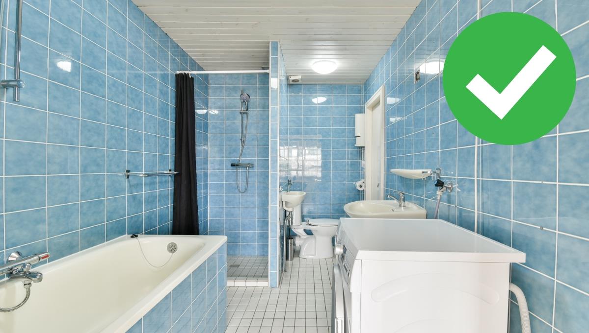 El truco con azulejos que hará parecer que tu baño es más grande